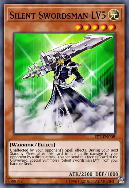 Edison Rulings for Silent Swordsman LV5